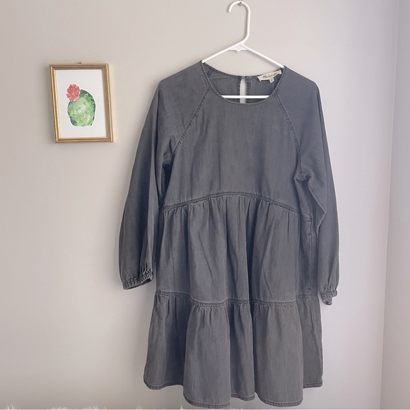Madewell Denim Raglan-Sleeve Mini Dress in Lunar Wash - Picture 7 of 16